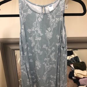 OLD NAVY flower leaf printed tank top!